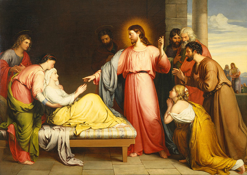 V Domenica del tempo ordinario. La fece alzare prendendola per mano